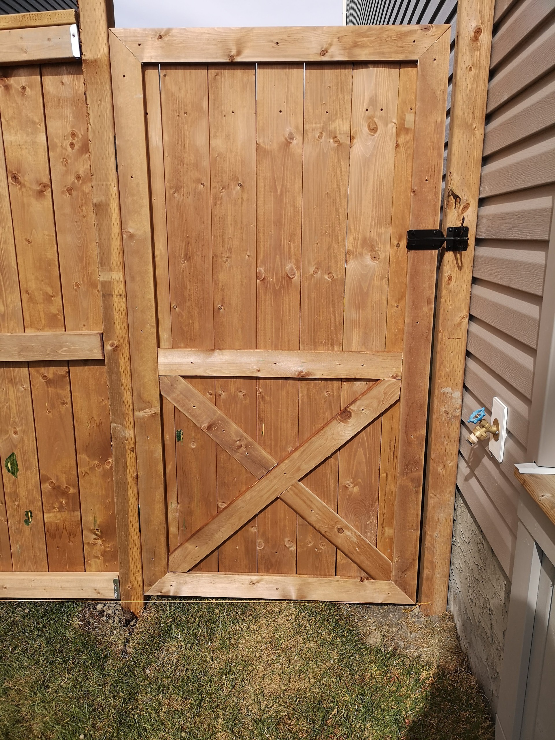 Gate built by PLC